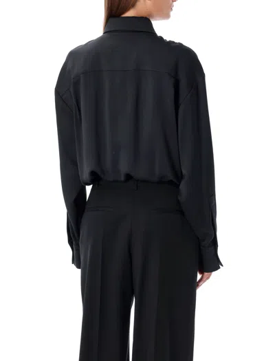 Emporio Armani Oversized Silk Body Blouse