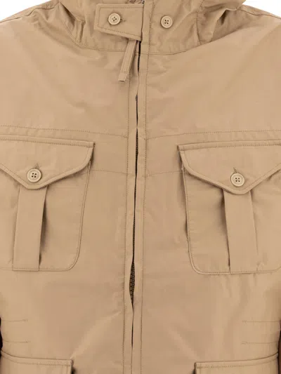 Engineered Garments Men's "field 3l" Parka In Neutral