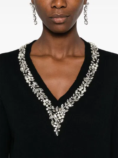 Ermanno Crystal Embellished Sweater