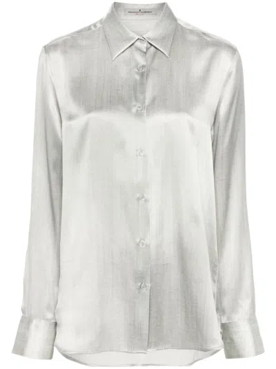 Ermanno Scervino Weave-print Silk Shirt