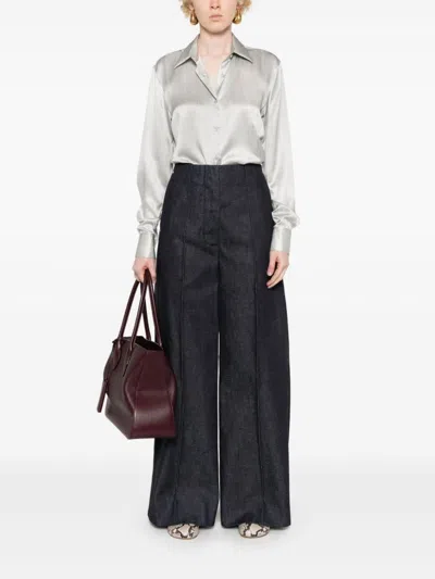 Ermanno Scervino Weave-print Silk Shirt