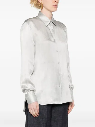 Ermanno Scervino Weave-print Silk Shirt