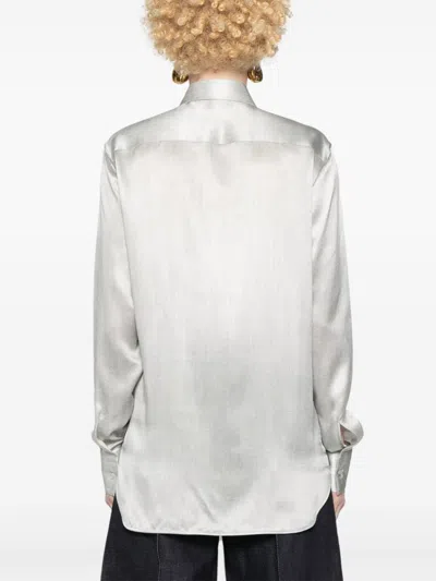 Ermanno Scervino Weave-print Silk Shirt