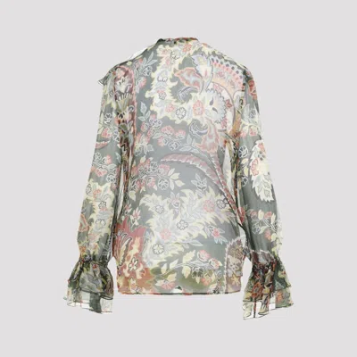Shop Etro Chiffon Shirt