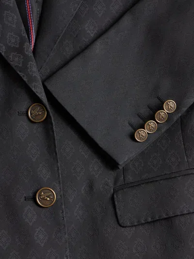 Etro Wool Jacquard Jacket