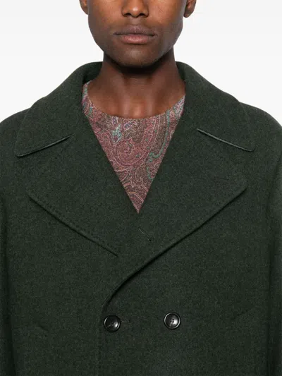 Etro Double-breasted Peacoat