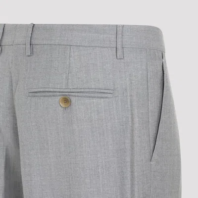 Etro Single Pleat Pants In Wool