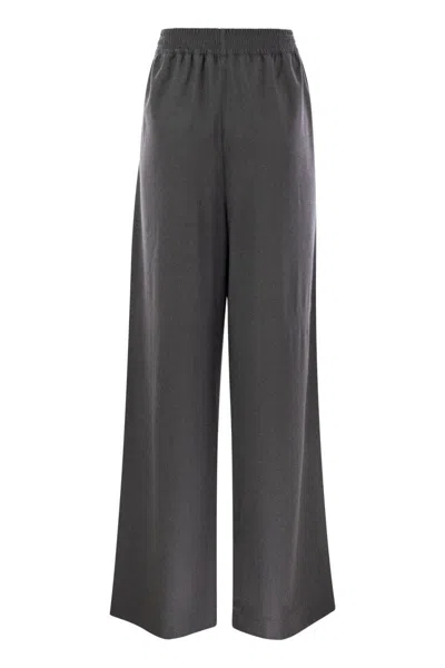 Fabiana Filippi Wool Blend Wide Leg Pants