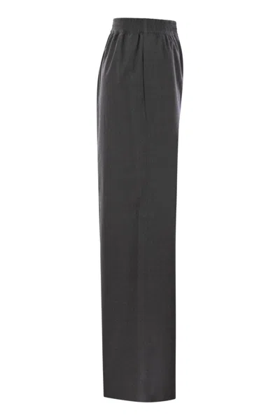 Fabiana Filippi Wool Blend Wide Leg Pants