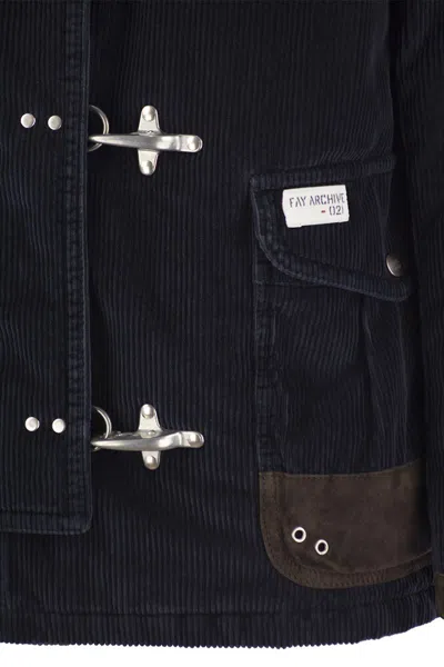 Fay "4-hook Canvas Jacket With Classic