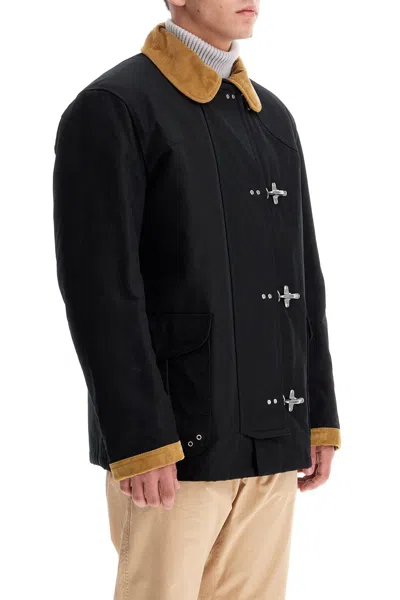 Fay Archive 4 Hooks Jacket With Velvet Inserts