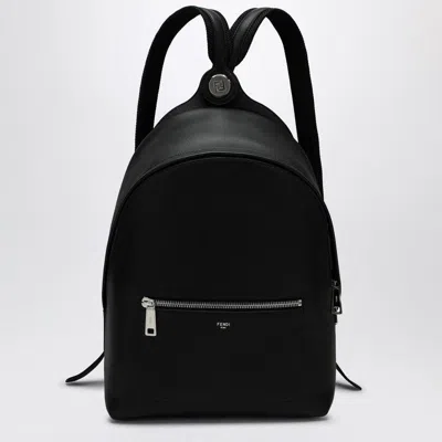 Fendi Medium Grained Leather Backpack