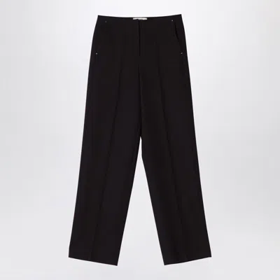 Fendi Wide Leg Wool Trousers