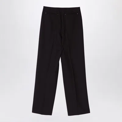 Fendi Wide Leg Wool Trousers