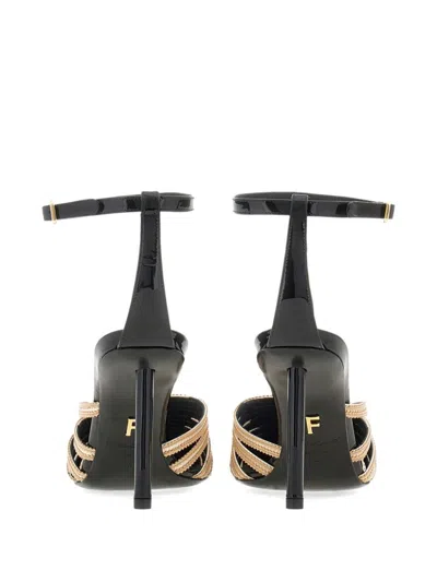 Ferragamo High-heeled Sandals With Thin Ankle Straps