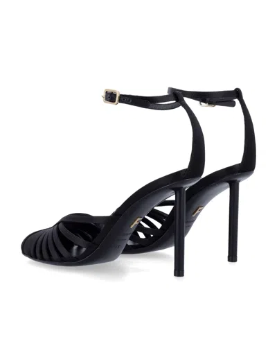 Ferragamo Nappa Leather Ermelia Pumps With Ankle Strap