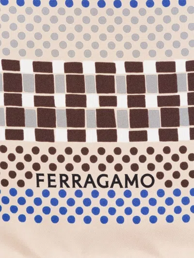 Ferragamo Gancini-print Scarf