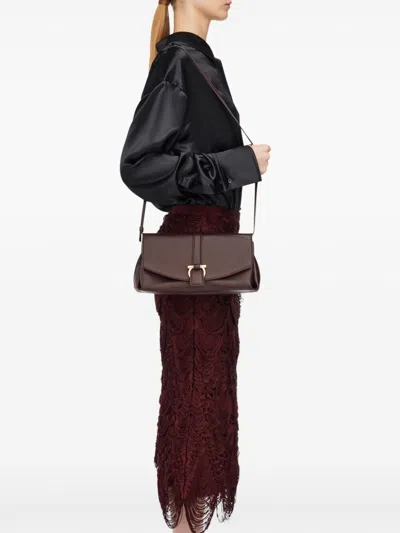 Ferragamo Medium Front Flap Soulder Bag