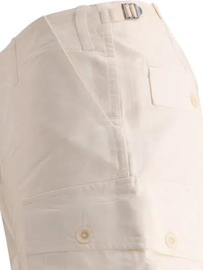 Gallery Dept. Foil Cargo Shorts In White