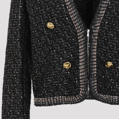 Giambattista Valli Bouclé Sequin-embellished Jacket