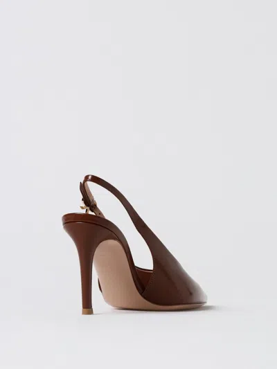 Gianvito Rossi Suede Stiletto Heel Pumps With Ribbon Buckle