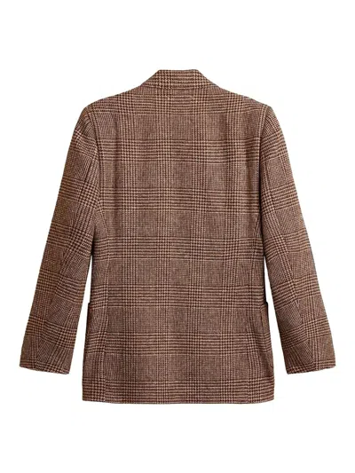 Golden Goose Houndstooth Check Blazer Jacket