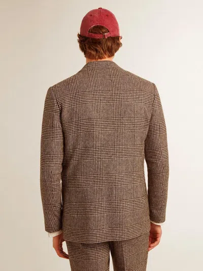 Golden Goose Houndstooth Check Blazer Jacket