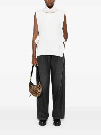 Golden Goose Wide Leg Pleated Denim