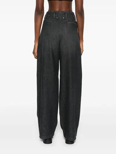 Golden Goose Wide Leg Pleated Denim