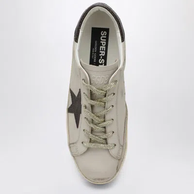 Golden Goose Star Detail Sneakers With Snakeskin Accents