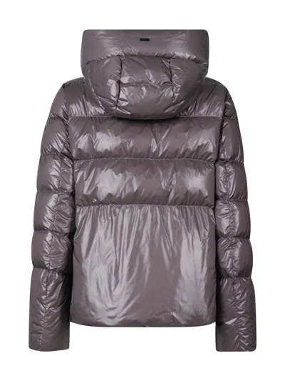 Herno Laminar Down Jacket In Glazed Ripstop 2l Clothing