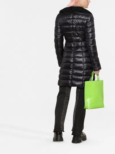 Herno Long Quilted Jacket High Collar