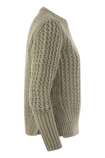 Herno Knitwear In Alpaca And Wool Yarn