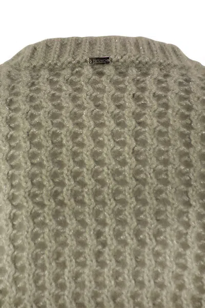 Herno Knitwear In Alpaca And Wool Yarn