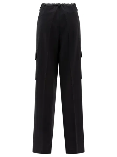 Herno Women Soft Wool Cargo Pants