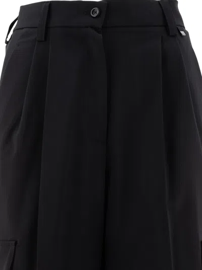 Herno Women Soft Wool Cargo Pants