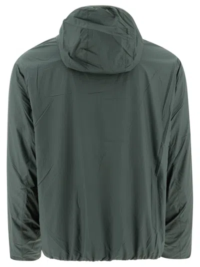 Hiking Patrol Windproof Hooded Jacket Jackets Grey In Green