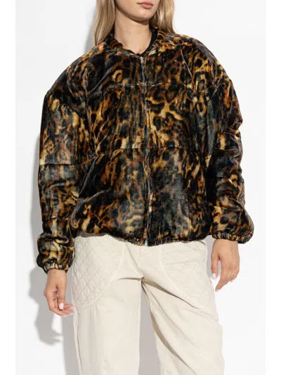 Isabel Marant Delima Leopard-print Bomber Jacket