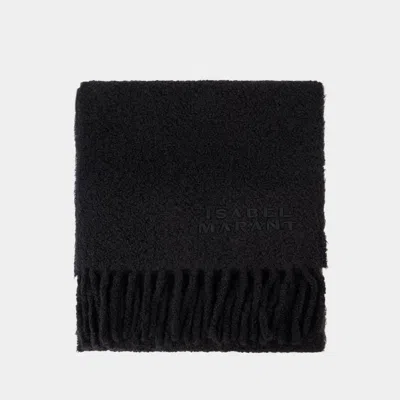 Isabel Marant Fouzy Gd Scarf In Black