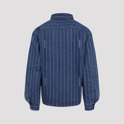 Jacquemus La Chemise Boulanger Blue Stripe Cotton Shirt