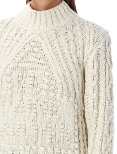 Jean Paul Gaultier Chunky Knit High-neck Sweater