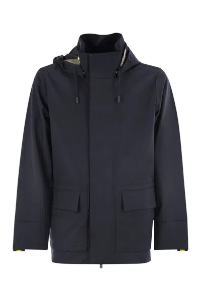 K-way Erhal Tech Wool Blend - Hooded Jacket