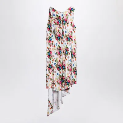 Loewe Asymmetrical Floral Print Dress