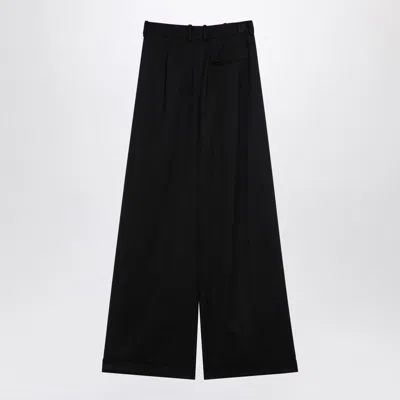 Loewe Wide-leg Wrap Wool Pants