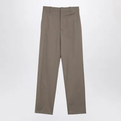 Loewe Pleated Cotton And Silk Pants