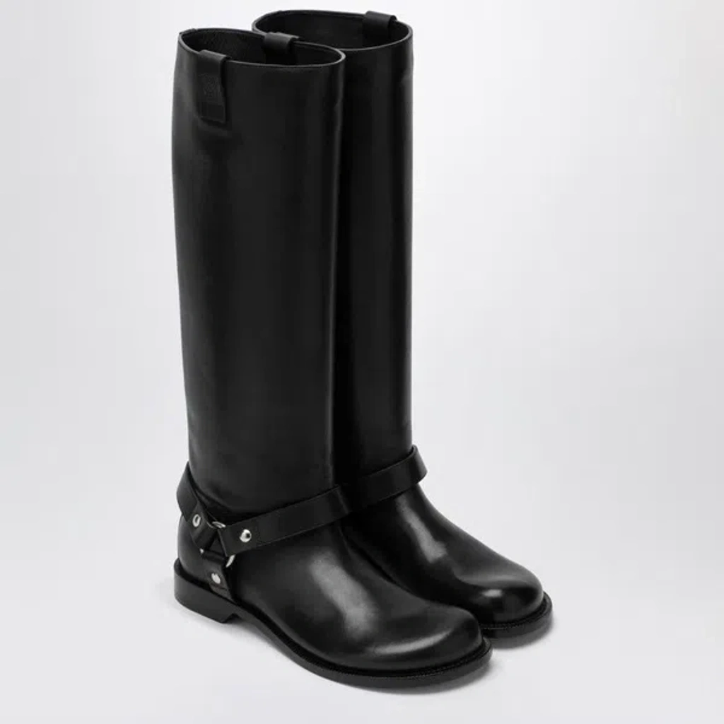 Loewe Woman Boot Black Size 8 Leather | ModeSens