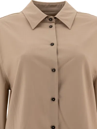 Loulou Studio Eliana Button-up Shirt In Brown