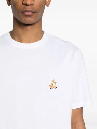 Maison Kitsuné T-shirt Regolare Con Patch Chillax Fox