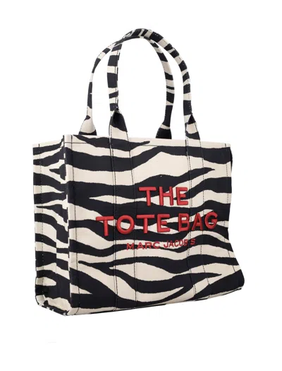 Marc Jacobs The Zebra Canvas Large Tote Bag
