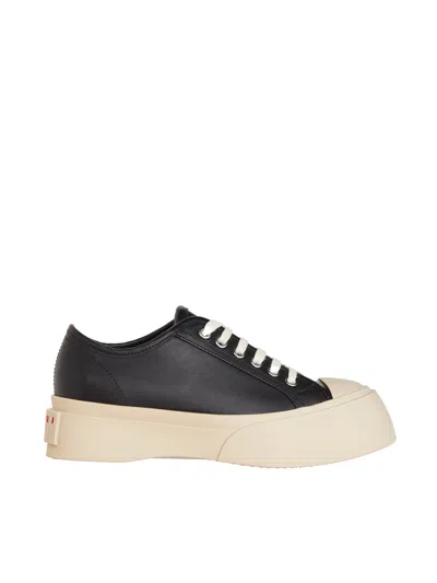 Marni Pablo Leather Sneakers In Seven Women